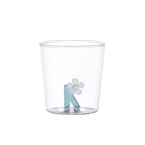 Glas natuur alfabet k bloem Opjet image-0