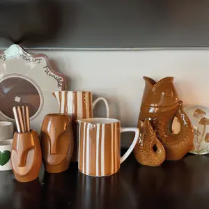 Tischset rund starr Schrift Opjet image-1