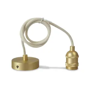 Lámpara colgante de cable de algodón Opjet image-1