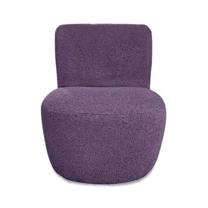 Eve curly fabric armchair Opjet image-0