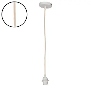 Cotton cable hanging lamp Opjet image-0