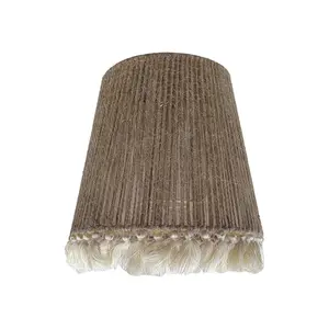 Jute-Pompon-Schirm Opjet image-0