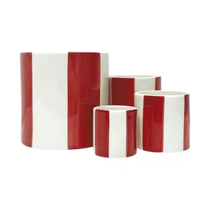 Set di barattoli a righe Opjet (x4) image-0
