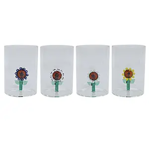 3D zonnebloem beker assorti Opjet image-0