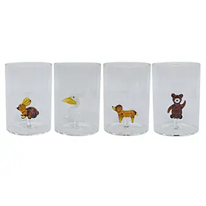 Assorted animal 3D glass cup Opjet image-0