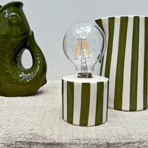 Decoratieve gestreepte lamp Opjet image-1