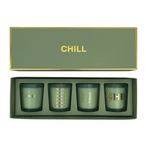 Chill message candle set Opjet (x4) image-0