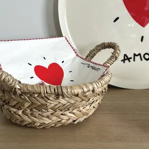 Heart paper napkin Opjet (x20) image-2