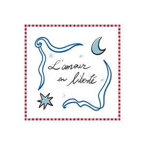 Paper napkin love in freedom Opjet (x20) image-0