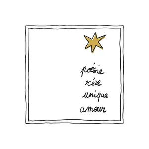 poetry paper napkin Opjet (x20) image-0