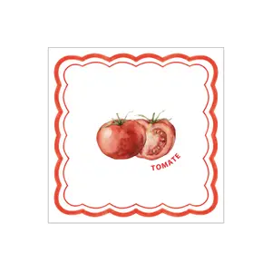 tomato asparagus paper napkin Opjet (x20) image-0