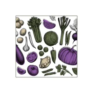 Veggie Mania Paper Napkin Opjet (x20) image-0