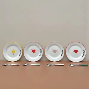 Juego de platos de postre amor corazón Opjet (x4) image-2