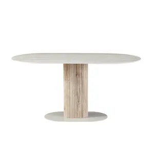 Oval high table Opjet Natura
