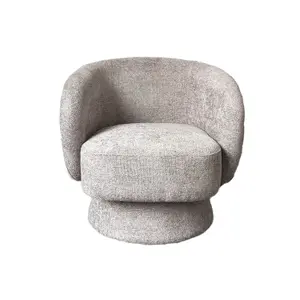 Swivel office chair with plush fabric Opjet