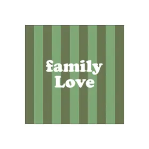 Tovagliolo di carta a righe famiglia Opjet (x20) image-0