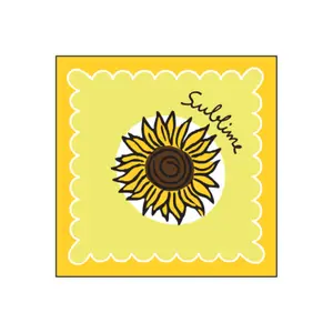 Papieren servet zonnebloem Opjet (x20) image-0