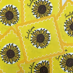 Papieren servet zonnebloem Opjet (x20) image-1
