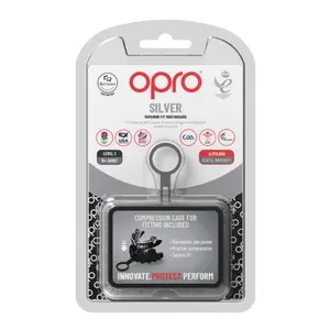 Protector bucal autoajustable Opro GEN5 Silver Grillz image-1