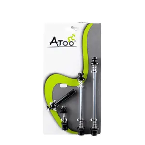 Blocage rapide antivol roue avant/arrière/tige de selle avec clé Optimiz image-2