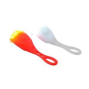 Éclairage pile avant+arrière 2 LED 10 lumens 3 fonctions bracelet silicone Optimiz image-2