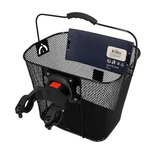 Panier avant à clip acier maille fixation E Bike / Vae sur cintre 2 Optimiz image-1