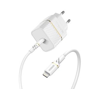 Adaptateur secteur câble USB-C vers Lightning OtterBox 20W 1X USB-C 20W USB-PD EU