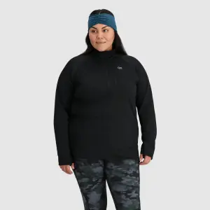 Tecido polar de meio fecho de correr plus para mulher Outdoor Research Vigor Grid Fleece image-2