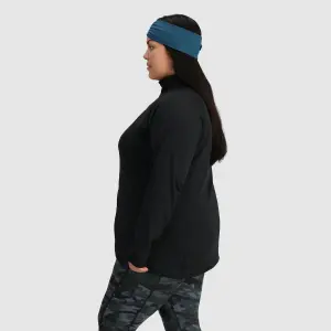 Tecido polar de meio fecho de correr plus para mulher Outdoor Research Vigor Grid Fleece image-3