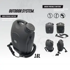 Battery-Powered Portable Shower Outdoor System image-3