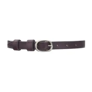 Leather horse spur straps Ovation English image-1