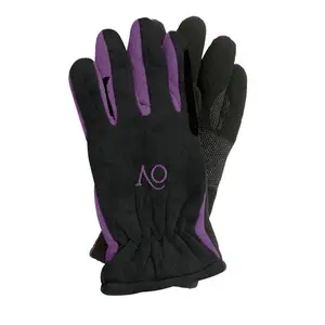 Children's fleece riding gloves Ovation image-0