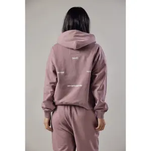 Sweatshirt à capuche coupe ample femme OWN off with nature image-1