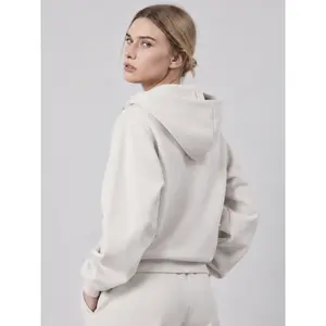 Sweatshirt à capuche interlock zippé femme OWN off with nature image-2