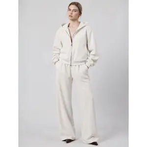 Sweatshirt à capuche interlock zippé femme OWN off with nature image-3