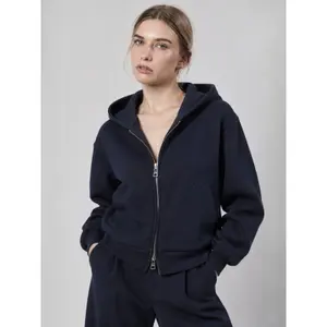 Sweatshirt à capuche interlock zippé femme OWN off with nature image-1