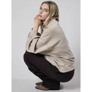Jaqueta Interlock Bomber Feminina Loose Fit OWN off with nature image-3