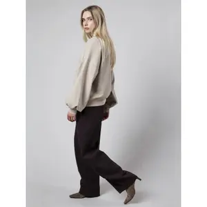Jaqueta Interlock Bomber Feminina Loose Fit OWN off with nature image-4