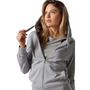Conjunto com capuz feminino com fecho éclair OWN off with nature
