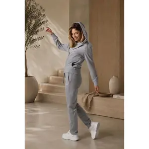 Conjunto com capuz feminino com fecho éclair OWN off with nature image-1