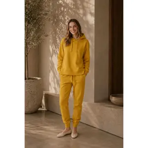 Completo in felpa con fessure laterali donna OWN off with nature image-1