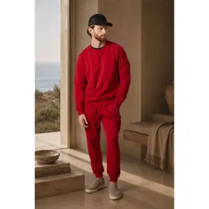 Conjunto Felpudo de Gola Redonda OWN off with nature image-1