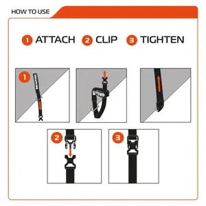 Motorcycle straps Oxford Atlas B-Clip Lichen image-3