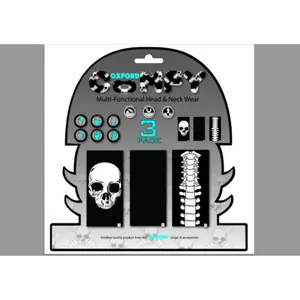 Μάσκα λαιμού για μοτοσυκλέτα Oxford Comfy Skeleton image-0