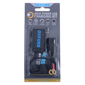 Σετ φόρτισης με ασφάλεια USB Oxford 2.1Amp image-1