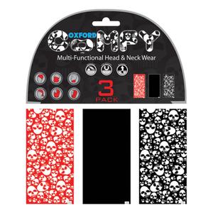 Gesichtsmaske Oxford Comfy Skulls (x3) image-3