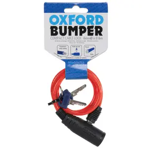Κλείδωμα καλωδίου μοτοσικλέτας Oxford Bumper image-1