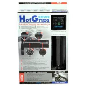 Premium Touring θερμαινόμενες λαβές με διακόπτη v8 Oxford Hotgrips image-1