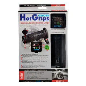 Premium Sports θερμαινόμενες λαβές με διακόπτη v8 Oxford Hotgrips image-2