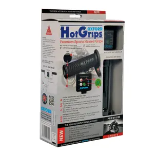 Premium Sports θερμαινόμενες λαβές με διακόπτη v8 Oxford Hotgrips image-1